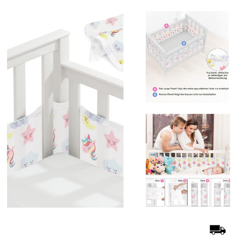 Bettumrandung babybett - bettumrandung,